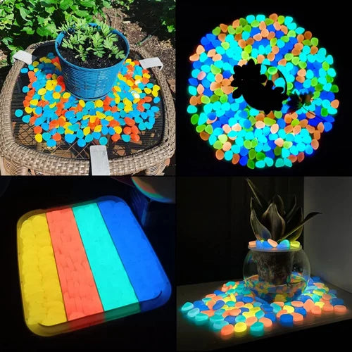 Multicolor Glowing Pebbles